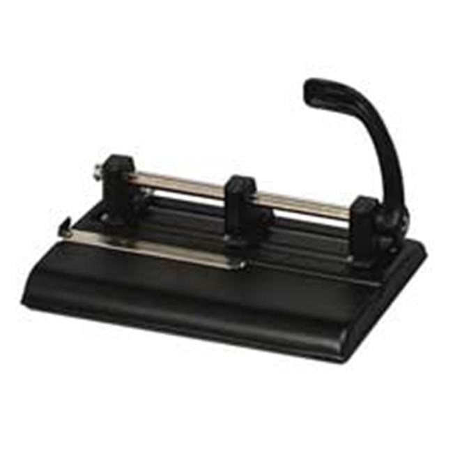 Master Products MAT1325B HeavyDuty Hole Punch 3 Hole Adjust Center