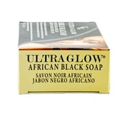 Ultra Glow® African Black Bar Soap, 3.5 oz., Moisturizing, All Skin Type, Unisex