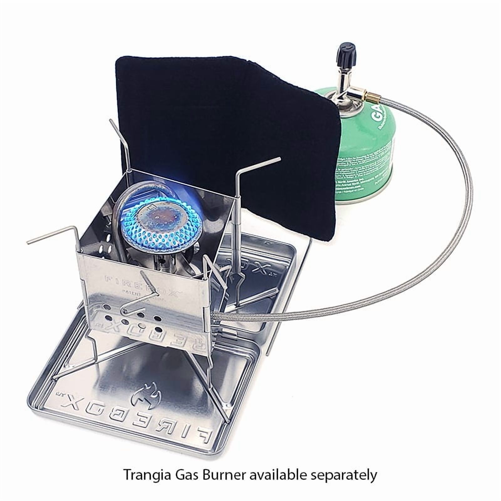 Firebox Stainless Steel Nano Stove G2 + X-Case Kit - Wood Burning/Multi Fuel - Folding Camp/Bushcraft