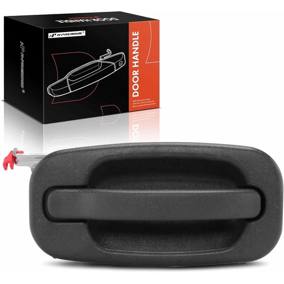 A-Premium - Rear Right Passenger Side Exterior Door Handle - Compatible with Chevy Silverado 1500 2500 3500, Tahoe, Avalanche, Suburban & GMC Sierra, Yukon & Cadillac - 2000-2007 - Replace# 15721572
