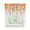 Burnt Orange, variant on Teal Eucalyptus Leaves Swag Valances for Windows, Spring Floral Summer Botanical Rod Pocket Sheer Valances for Large Windows, Swag Toppers Light Filtering for Kitchen Living Room 2 Panels 36''x45''