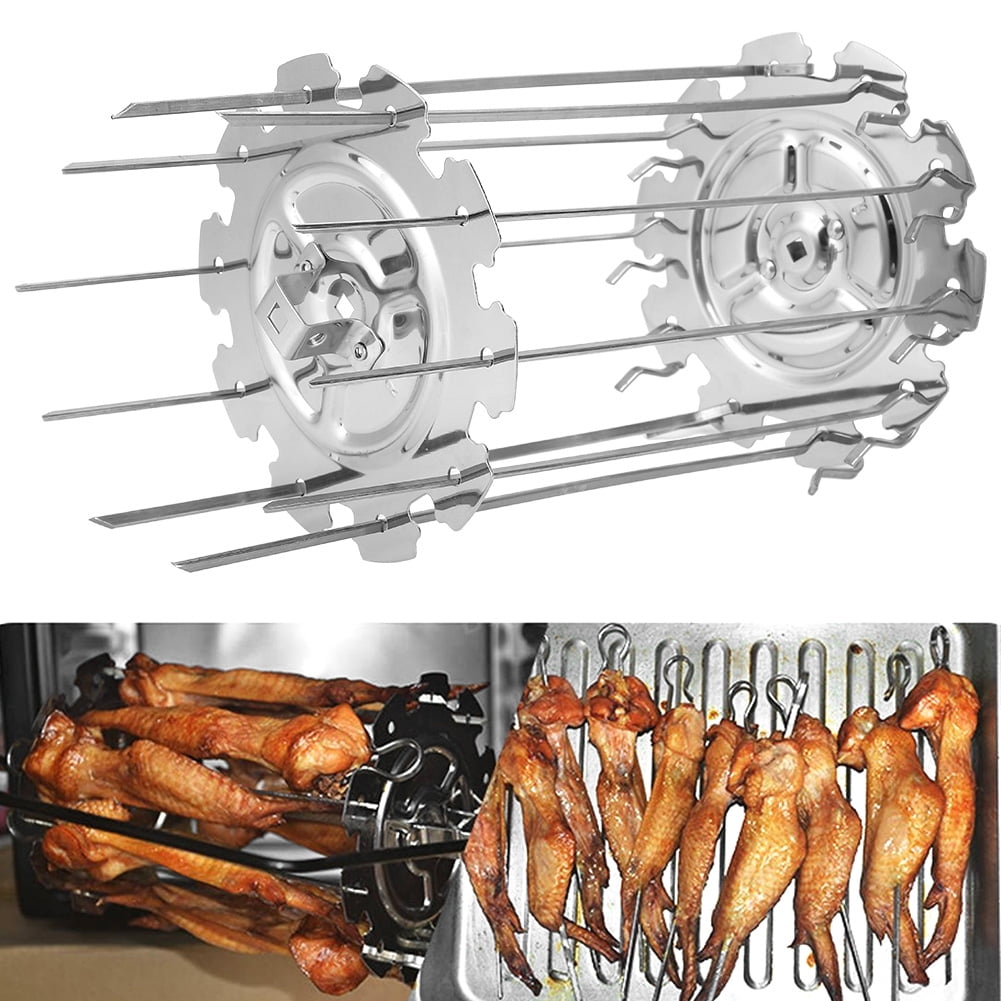 Details about   Electric Oven BBQ Rotisserie Grill telescopic Universal Rotator Tool Meat Skewer 