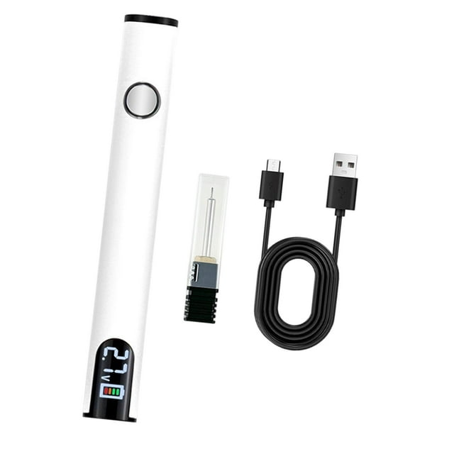 Kit de soldador de 650 mAh recargable por USB para reparación de circuitos electrónicos blanco