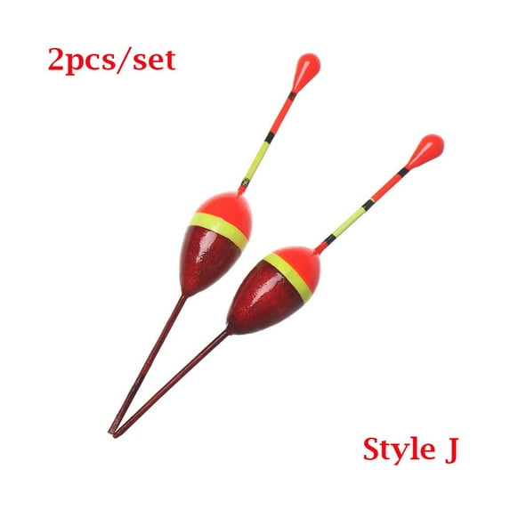 2PCS New Slip Drift Tube Outdoor Assorted Sizes Ice Fishing Lure Float Floats Bobbers Indicator Light Stick Floats STYLE J