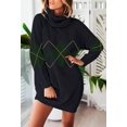 thumbnail image 4 of LAICAIW Robe Chandail Longue Ample à Col Roulé Oversize pour Femmes, 4 of 6