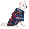 thumbnail image 2 of Balery Tropical Flower Sudadera con Capucha para Perros Pequeños – Ropa para Mascotas, Disfraz para Perros y Gatos, Ideal para Fiestas y Cosplay-XX-Large, 2 of 7