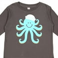 thumbnail image 4 of Inktastic Octopus Ocean Sea Creature Boys or Girls Long Sleeve Toddler T-Shirt, 4 of 5