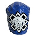 thumbnail image 3 of Lucha Libre Adult Size Blue and Black with Red and Silver Cross Pro Wrestling Mask, 3 of 4