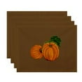 thumbnail image 1 of Simply Daisy 18" x 14" Pumpkin Patch Holiday Print Placemats, Set of 4, 1 of 1