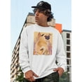 thumbnail image 2 of Image Conscious Funny Pug Sweatshirt Mens -Porter Hastings Designs, Male 3X-Large, 2 of 4