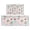 Pioneer Flower Floral, variant on Pioneer Flower Floral Print Pattern Kitchen Rugs Sets Of 2, Anti Fatigue Non Slip Washable Floor Mats for Kitchen Sink Laundry, 17X30 Inch 17X47 Inch
