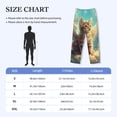 thumbnail image 4 of Lsque Sunshine Cloud Cute Cat Print Men's Pajama Pants, Lounge Pant - Comfortable Home Wear,Elastic Waistband, Stylish Design-Small, 4 of 9