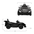 thumbnail image 2 of Montable Eléctrico Para Niños Aeiou B001 Carro Deportivo Black, 2 of 6