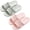 Pink+lightgreen, variant on 2Pack Non-Slip Bathroom Slide Sandals for  Women - Quick Drying Striped EVA Slippers - Indoor Shower & Home Use Shoes