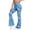 Sky Blue A, variant on Jewelreauty Women's Flare Leggings High Waisted Ultra Soft Stretchy Yoga Workout Gym Bell Bottom Pants (XL, Pink 01)