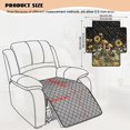 thumbnail image 3 of FOR U DESIGNS Mushroom Daisy Print Recliner Chair Covers Waterproof Anti-Slip Reclining Sofa Slipcover, Recliner Chair that Stay in Place Washable Furniture Protector for Pets, 3 of 6