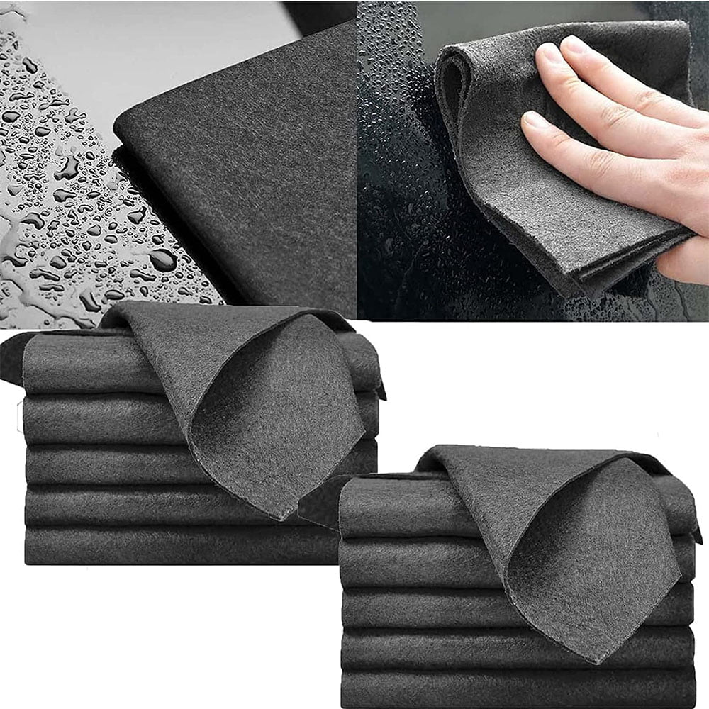 10PCS Thickened Magic Cleaning Cloth,Streak Free Reusable Microfiber ...