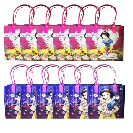 Snow White Birthday - Disney Snow White Princess Birthday Party Loot Bags Birthday Goody Fun Gift Bag 12pack