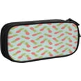 thumbnail image 1 of Pineapple Doodle Polka Dot Pencil Case Large Capacity Large Pen Holder Pouch, 1 of 4
