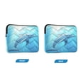 thumbnail image 2 of Laptop Inner Case 13.4x10.2In Laptop Case Is Suitable For 13-14In Laptop For Work Travel Outdoors Blue Dolphin Pattern, 2 of 7