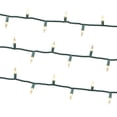thumbnail image 4 of Indoor/Outdoor 100-Count LED Mini Christmas String Lights, Warm White, Green Wire, 19.5', by Holiday Time, 4 of 7