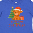 thumbnail image 4 of Inktastic Baby's First Christmas Cute Highland Cow Boys or Girls Baby T-Shirt, 4 of 5