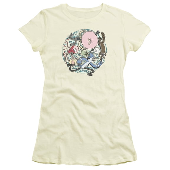 Regular Show Strange Circle Officially Licensed Juniors T Shirt