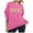 Hot Pink, variant on HNMKIU Ladies Tops Teacher Outfits For Women: Teacher Colorful Sweatshirt Teacher Life Shirts Kindergarten Teach Fall Pullover Tops