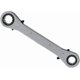 thumbnail image 1 of Hand Tools Combination Adjustable Spanners Steel Offset Wrenches Metric Flat Ratchet Ring Spanner Durable Repair Tools - Silver, 16-18mm Wrenches, 1 of 4