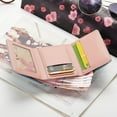 thumbnail image 4 of Small Pu Leather Wallet For Women: Compact Holder With Zipper Coin Purse And Organizer, 4 of 5