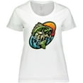 thumbnail image 3 of Inktastic Fishing Women's Plus Size T-Shirt, 3 of 5