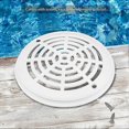 thumbnail image 4 of Swimming Pool Drain Cover Replacement with Screws for Pool Maintenance Accessory, 4 of 5