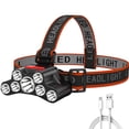 thumbnail image 1 of 7LED Linterna USB Recargable 4 Modos Al Aire Libre Camping Ciclismo Luz Principal Tmvgtek Iluminación del hogar multifuncional, 1 of 6