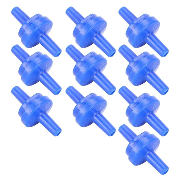 AirPump Check Valve Blue Aquarium Check Valve Air Pump Line Tubing Joint Aquarium Air Line Connector for 4mm Hose Aquarium Supplies