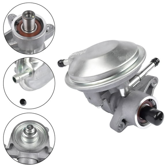 NEWZQ Vacuum Pump Fits Select: 1995-2018 Isuzu NPR 2005-2009 2012-2020 NPR-HD Base Truck Gray 1Pc