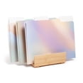 thumbnail image 7 of U Brands Decorative File Folders, Set of 6, Lucent Dreams, 1/3-Cut Tabs, Letter Size, Assorted Colors, 7 of 7