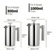thumbnail image 4 of French Press Double Walled Insulated Stainless Steel Coffee Maker Pot With Mesh Filter -CDSX, 4 of 4