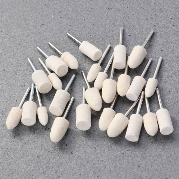 ULTNICE Professional Buffing Polishing Wheels 30Pack Wool Jewelry Glass Work