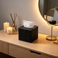 thumbnail image 4 of Multi-Purpose Plastic Tissue Box Holder for Home, Office, Car and Bathroom Storage(Black), 4 of 5