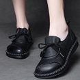 thumbnail image 2 of Lovskoo 2024 Women's Dress Leather Shoes Slip-On Platform Loafers Casual Comfortable Loafer Shoes Indoor Outdoor Black, 2 of 7