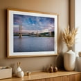 thumbnail image 4 of Tilikum Crossing - Portland Oregon Photography Oak Framed Wall Art Print 16 x 24 inches, 4 of 6