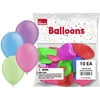 10 Ct. 12" Plain Neon Balloons