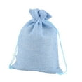 thumbnail image 4 of jifeng 50 Pieces Gift Bags with Drawstring Drawstring Bag for Grocery Party Wedding Blue, 4 of 9