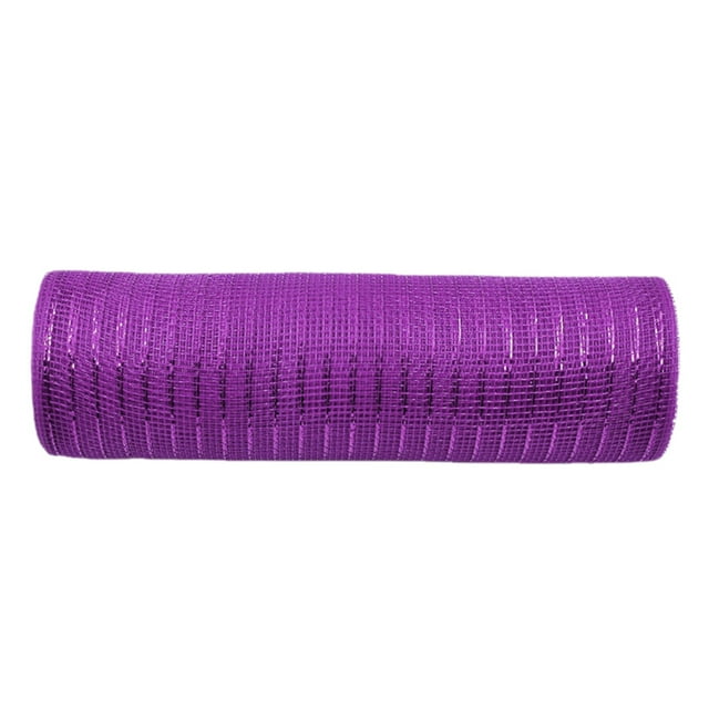 Gkeoshab Office&Craft&Stationery Poly Mesh Ribbon With Metallic Foil Each Roll For Wreaths Swags Bows Wrapping And Decorating Home & Garden