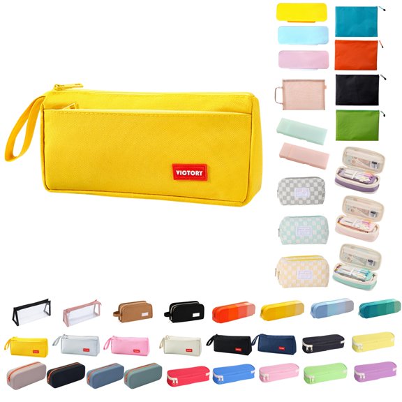 Dongrere Pencil Case Large Capacity Pencil Pouch Oxford Cloth Pen Bag
