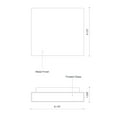 thumbnail image 2 of Kuzco Lighting At6606 Mica 6" Tall Led Wall Sconce - Black, 2 of 2