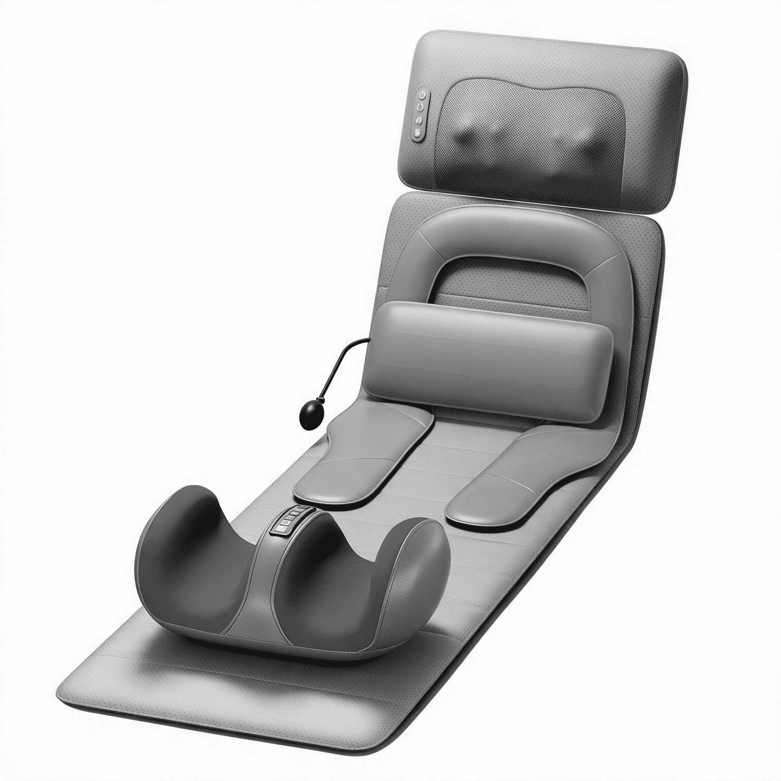 NEW Foldable Full‑Body Massage Mat with Shiatsu Kneading for Head, arms, 9 Gear Detachable 3D Neck Massager, Adjustable Back Vbration, Multi‑Function Electric Massager, I