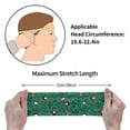 thumbnail image 7 of Wukai Cartoon Air Transportation Sports sweatband,Men & Women Sweatband Headband for Running, Cross Training, Racquetball, Working Out, 7 of 7