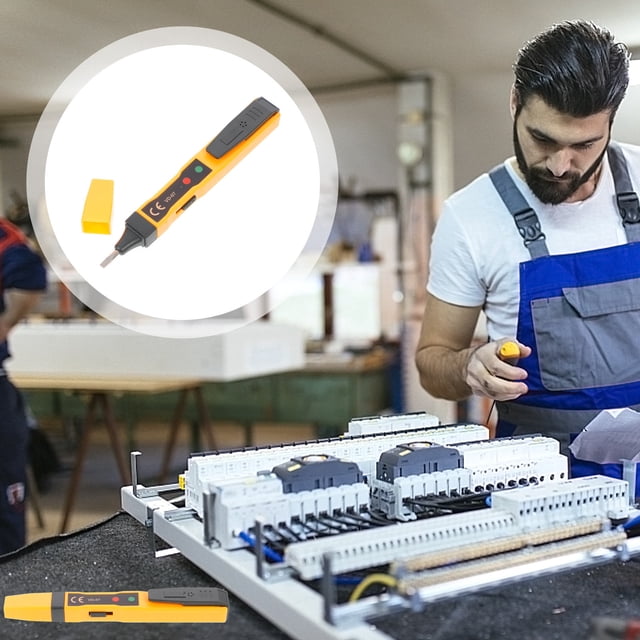 KAKOWELY Detector Eléctrico Negro Portátil Con Función Para Pruebas Seguras Sin