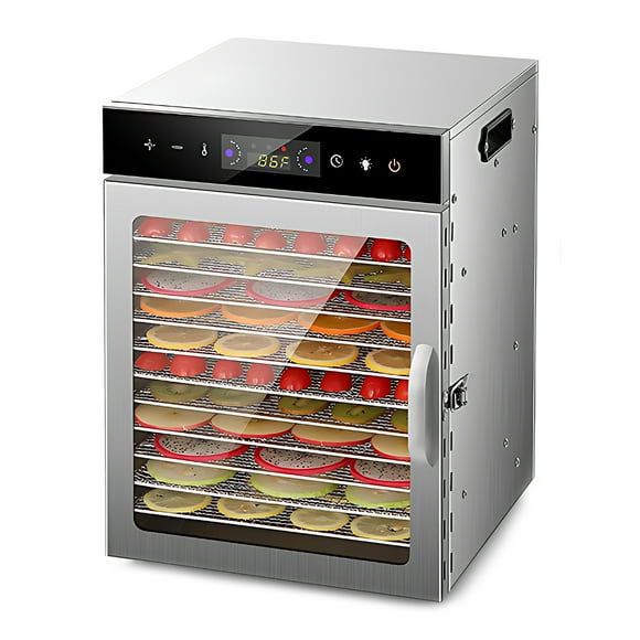Dehydrators for Food and Jerky with 24H Timer and Light,